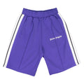 Palm Angels Classic Track Shorts - Purple/White