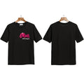 Palm Angels Small Bear Chest Logo T-Shirt - Black/Pink