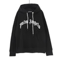 Palm Angels Arched Logo Hoodie - Black/White