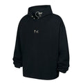 Thug Club Black Snap-Collar Metal Sword Logo Hoodie