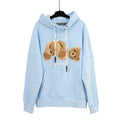 Palm Angels Classic Bear Hoodie - Light Blue