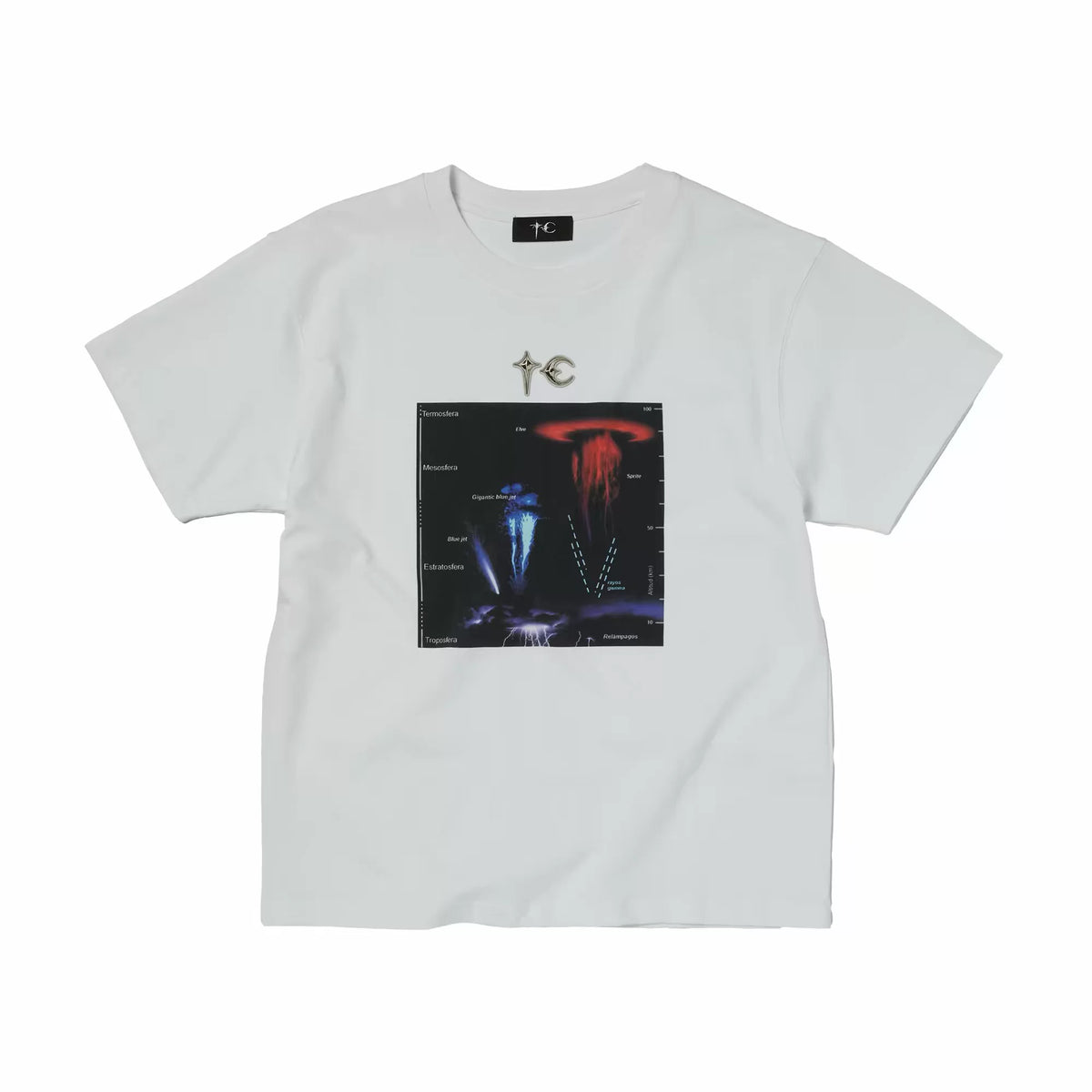 Thug Club White Vintage Matrix Graphic T-Shirt
